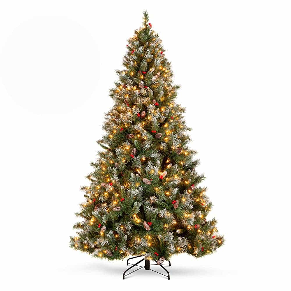  Best Choice Products 6 Ft Pre-Lit کاج قبل از تزئین کاج مصنوعی درخت کریسمس با نکات مات 